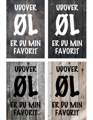 Skilt 185 - Udover øl er du